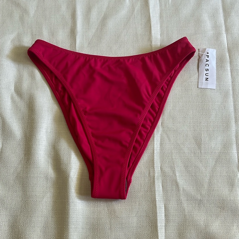 NWT LA hearts by PacSun dark pink bikini bottoms